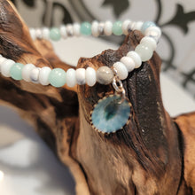 Load image into Gallery viewer, Delicate amazonite and howlight bracelet
