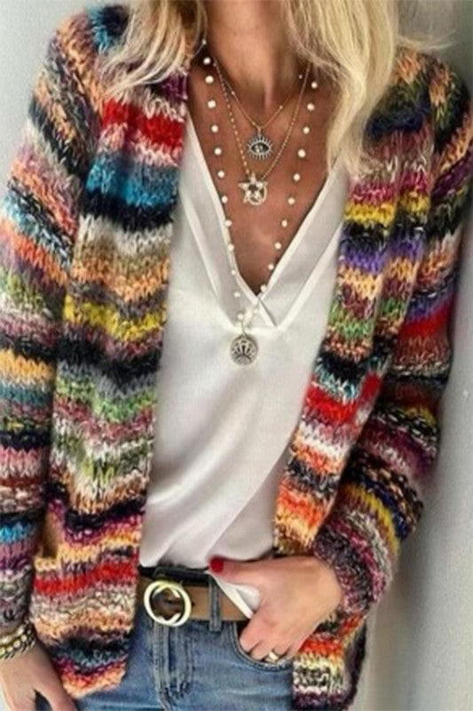 Multicolored cardigan