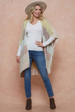 Load image into Gallery viewer, Striped color block cardigan
